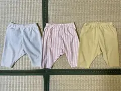 ユニクロ　レギンス　リラックスフィット３つ（７分丈、サイズ80）のサムネイル