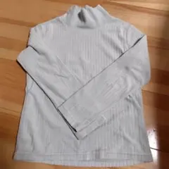 UNIQLO リブ編み ハイネック 長袖 トップス