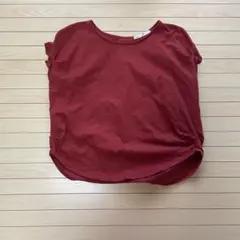 ikka 半袖Tシャツ ボルドー Mサイズのサムネイル