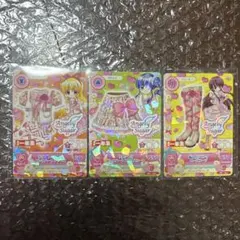 アイカツカード Angely Sugar ホワイトベスト&ピンクハートコーデ