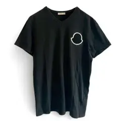 正規品 モンクレール マグリア ダブルワッペン 半袖 Tシャツ 大人気 黒 