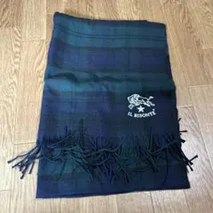 IL BISONTE チェック柄マフラー