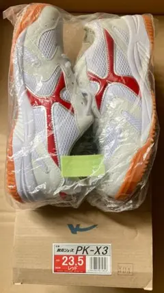 【新品】教育シューズ インドア シューズ PK-X3 赤 23.5cmのサムネイル