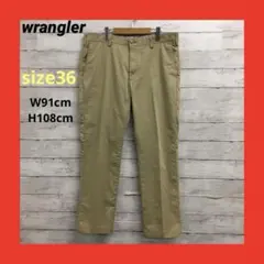 wrangler ラングラー 36インチ チノパン メンズ ベージュのサムネイル