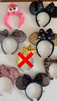 ディズニー　ユニバ　カチューシャ