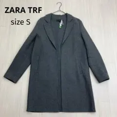 ◆ ZARA TRF ザラ ウール チェスターコート カーディガン 羽織り Sのサムネイル