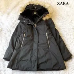 ZARA ブラック モッズコート　キルティングインナー付き 2026年最新】ZARA レディース モッズコートの人気アイテム - メルカリ