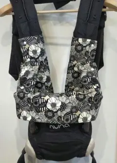 S-⑫　北欧風花柄　星柄　抱っこ紐　よだれカバー　ヌナカドルクリック　3点セット