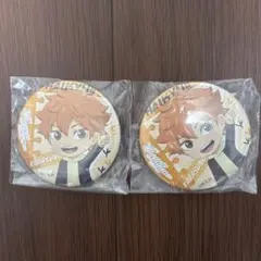 日向翔陽 缶バッジ 2個セット 新品