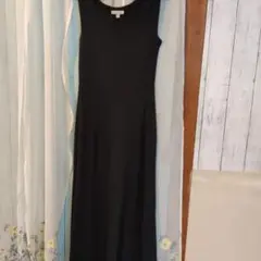 ユニクロマメクロゴウチ3Dワンピース L黒