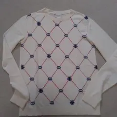 GUCCI ネイビー 蛇刺繍 クルーネックセーター - メルカリ