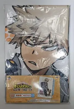 爆豪勝己　ねことひと休み　BIGクロス　一番くじ　布ポスター　猫　ネコ