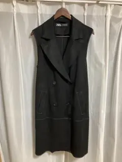 ZARA フェイクスエードベスト M