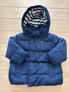 【美品】babyGAP ダウンコート サイズ80 ネイビー