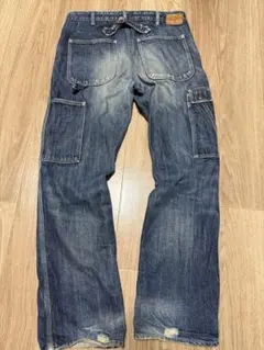 KAPITAL ブッシュ デニム パンツ ダメージ 刺子 加工 ジャケット L
