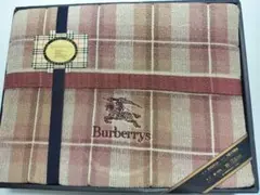 【新品未使用】 Burberry バーバリー タオルケット 寝具 赤系のサムネイル