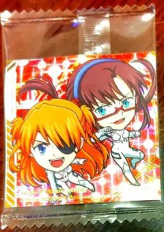 ヱヴァンゲリヲン 新劇場版シールウエハース SSR　アスカ&マリ