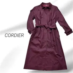 良品✨トレンチコート　スプリングコート　比翼仕立て　リボンベルト　春秋　S相当