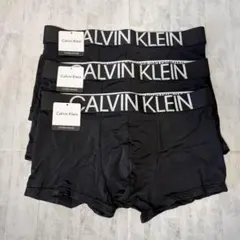 【即日発送】新品 カルバンクライン ボクサーパンツ 3枚セット Mサイズ 黒