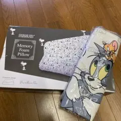 PEANUTS スヌーピー低反発枕　ゴブラン織り風トートバッグセット‼️