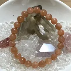 《Thida stone》オレンジサンムーンストーン 8ミリ