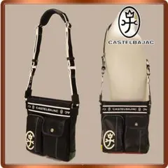 [CASTEL BAJAC] カステルバジャック タテ型ショルダー/ドミネ/クロ
