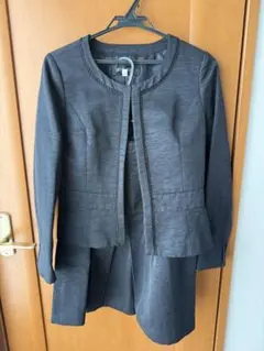 MICHEL KLEIN セレモニー セットアップ ダークグレー スーツセット