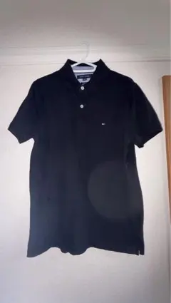 TOMMY HILFIGER ブラック ポロシャツ