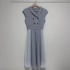 ノースリーブライトグレーワンピース　ジルスチュアート
