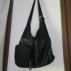 3wayブラックメッシュバッグ☆美品