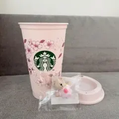 スタバ　リユーザブルカップ　ベアリスタ　桜