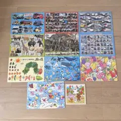 美品多め　ジグソーパズル11点セット　子ども子供幼児向けのサムネイル
