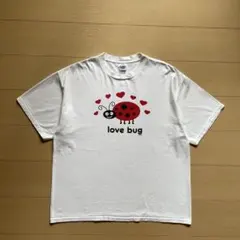 90s DELTA USA製 てんとう虫 グラフィックTシャツ 短丈