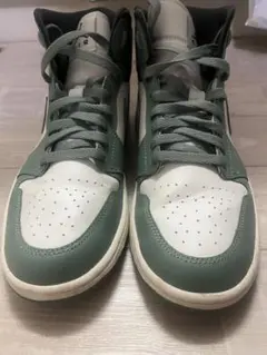 Air Jordan 1 Mid グリーン/ホワイト