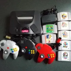 Nintendo64 本体 コントローラー3つ ゲーム７本セット　ニンテンドー