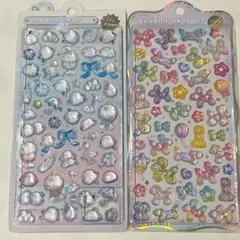 BONBON DROP シール オーロラ バルーン シマエナガ2枚セット