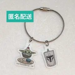 スターウォーズ　マンダロリアン　アクリルキーホルダー　カフェ