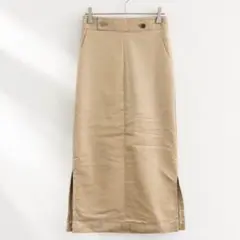 グリーンレーベルリラクシング タイトスカート 金ボタン✨️ストレッチ スリットのサムネイル