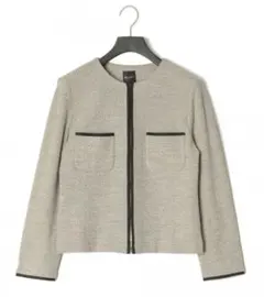 ノーリーズソフィ ウォッシャブルラッセルカーデジャケット 25ss 38