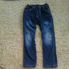 dilashストレッチジーンズ ウエストゴム ネイビー