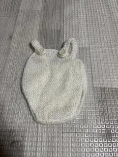 ホワイト ニューボーンフォト用衣装
