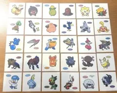 ポケモンパンシール デコキャラシール まとめ売り③ 30枚セット