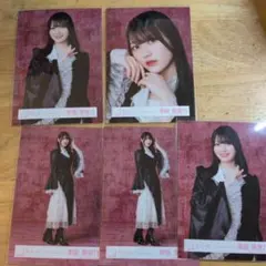 櫻坂46 幸阪茉里乃 生写真 セミコンプ+チュウ ヒキ