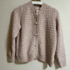 スナイデルホーム　ツイードカーディガン