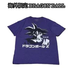 海外限定 DRAGON BALL 悟空 TEE 公式 パープル 希少 アニメ M