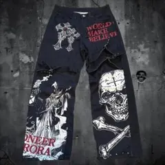 00s【archive】gimmick denim pants/Y2K/915 - メルカリ