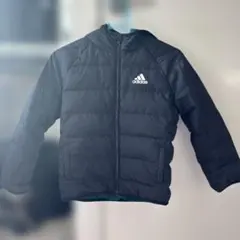 adidas ダウンコート 黒　120cm