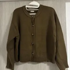 GU 長袖ニットカーディガン