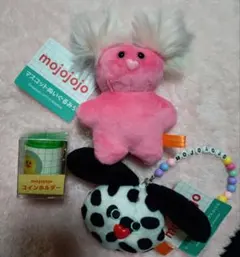 【３点セット】mojojojo マスコット&コインホルダーセット