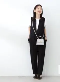 N. NATURAL BEAUTY BASIC パンツセットアップ ブラック